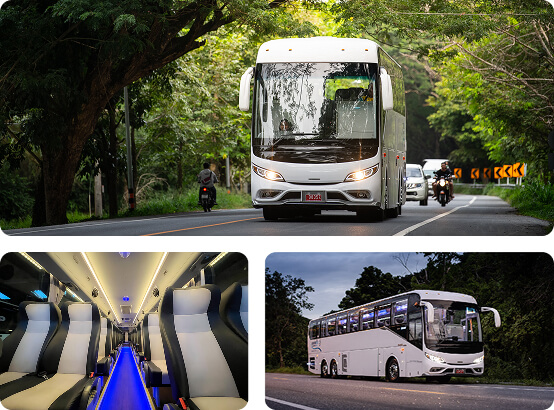 ความเป็นมาด้านการดำเนินธุรกิจให้เช่ารถบัส